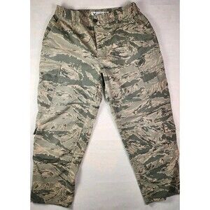 Air Force Pattern Camo Pants Mens 31X29 Tiger Camo Utility Cargo Trouser
